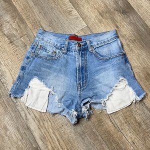 High waisted shorts